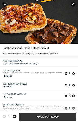 Quarter Pizza Delivery Screen 3
