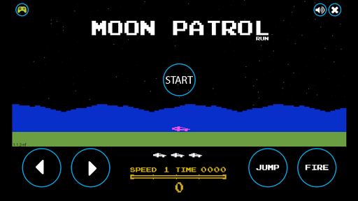 Android application Moon Patrol Run - Life screenshort