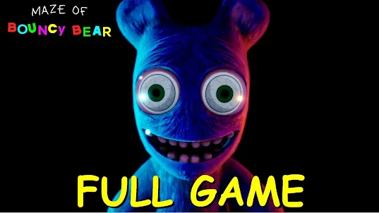 Maze Of Bouncy scary bear game