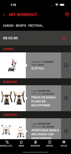 MAX BEACH FITNESS Screen 2