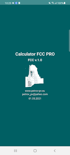 Android application Fuel Cost Calculator /FCC Pro/ screenshort