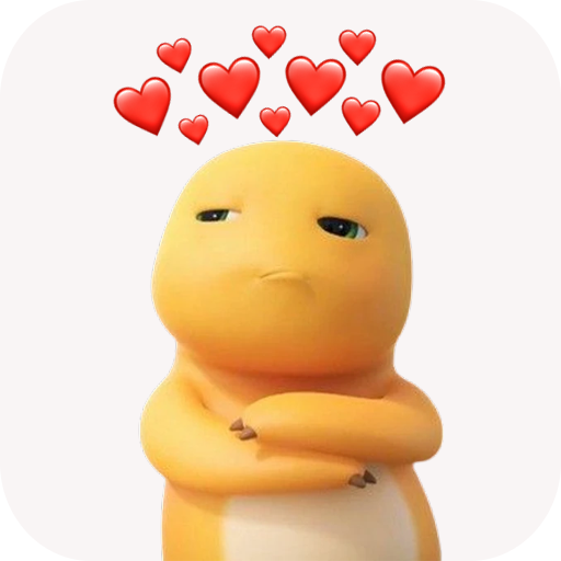 Yellow Dino Stickers WASticker logo