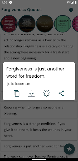 Forgiveness Quotes and Sayings Screen 3