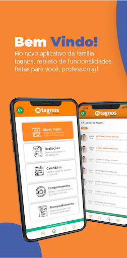 Android application Tagnos Professor screenshort
