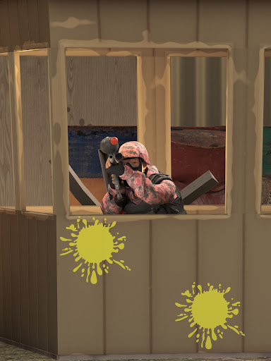 Screenshot of Paintball Attack 3D: Color War