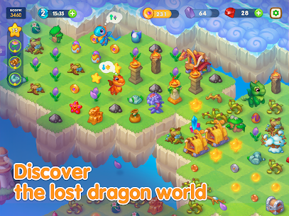 Dragon Magic MOD APK: merge land (Unlimited Fire Rubies) 8