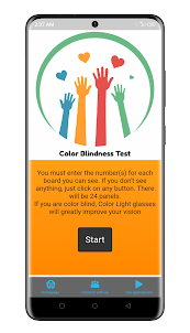 Color blindness test