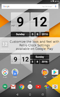 Retro Clock Widget