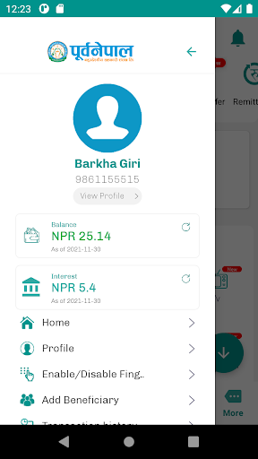 Purba Nepal Mobile App Screen 2