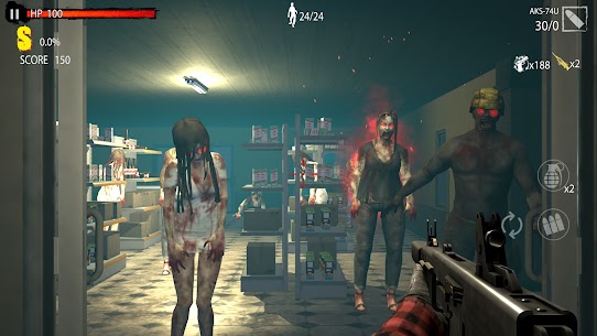 Zombie Hunter D-Day : 15Mil + 1.0.909 Apk + Mod 3