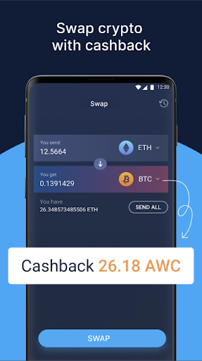 Bitcoin Wallet Crypto Ethereum Screenshot 3 - AppWisp.com