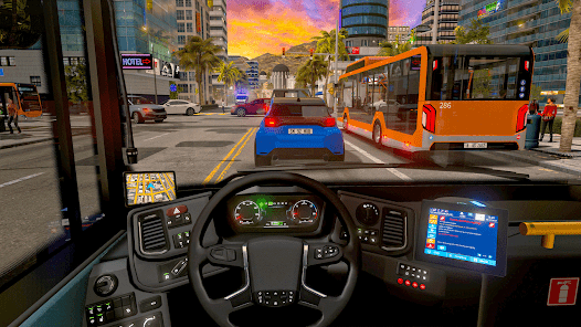 Captura de Pantalla 10 Autobús Transporte: Real Sim android