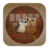 Sweet Owl Keyboard Theme icon