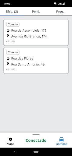 Driver SAMAS - Motorista Screen 2