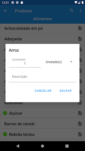 Lista de Compras Screen 2