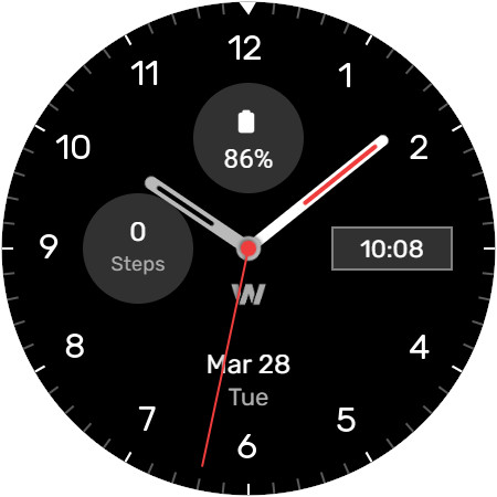 Android application WES2 - Casual Watch Face screenshort