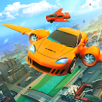 Cover Image of Tải xuống Flying Car Racing Adventure Game 1.5 APK