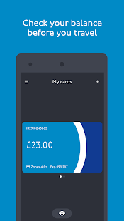 TfL Oyster and contactless  Screenshots 1