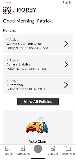 J. Morey Company Mobile Screen 2