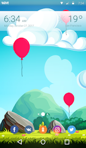 Balloons Live Wallpaper Theme