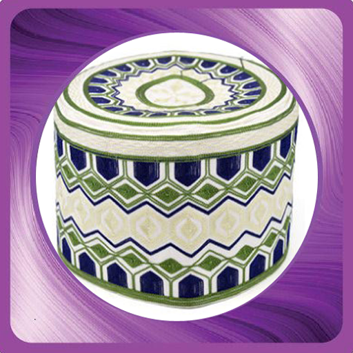 Muslim cap designs logo