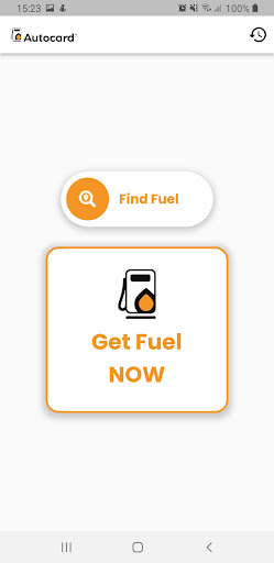 Android application Fuel Up screenshort