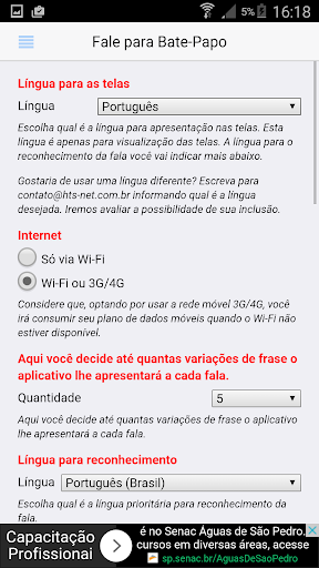 Speak to Chat Screen 2