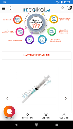 Android application Medikal.vet screenshort