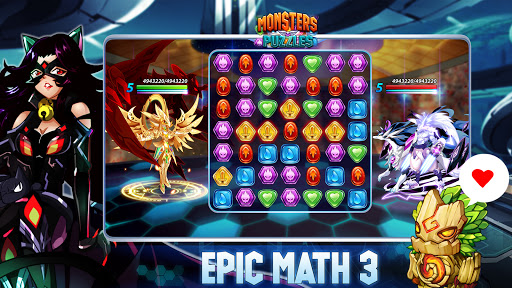Monsters & Puzzles: Battle of God, New Match 3 RPG 1.11 screenshots 2