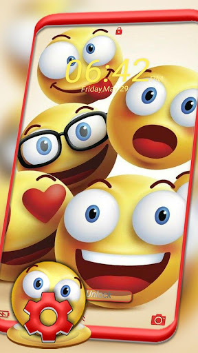 Happy Emoji Launcher Theme Screen 3
