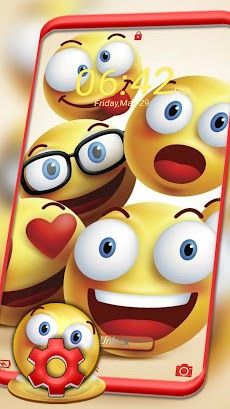 Happy Emoji Launcher Themeのおすすめ画像3