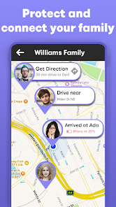 Captura 1 Localizador Family:GPS Tracker android