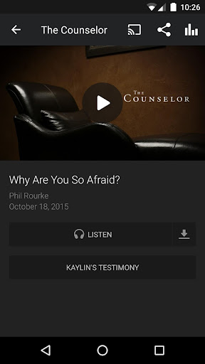 OurChurch App Screen 2