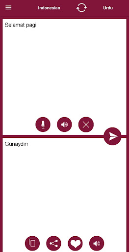 Android application Indonesian - Urdu Translator screenshort