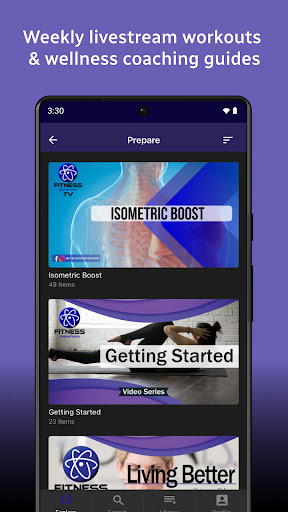 Fitness Integrated Science TV Screen 3