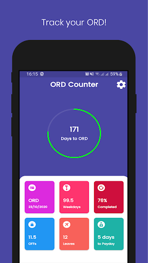 Android application ORD Counter - ORDLO! screenshort