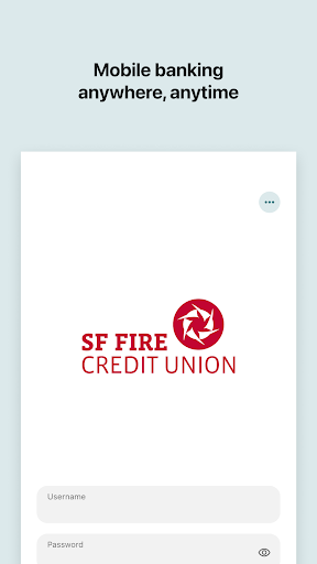 Android application SF Fire CU Mobile Banking screenshort