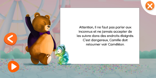 Camille à la fête foraine