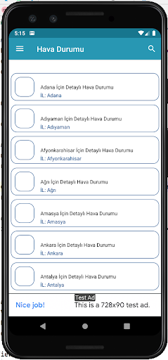 Hava Durumu - Türkiye Screen 3