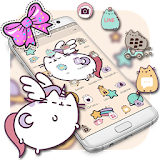 Cute Kitty Lovely Cat Bowknot Theme icon