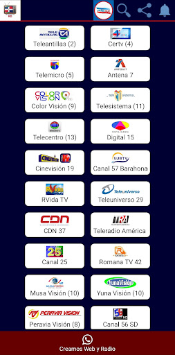 Canales de TV RD Screen 2