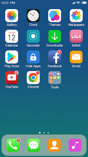 X Launcher: With OS13 Theme  Screenshots 1