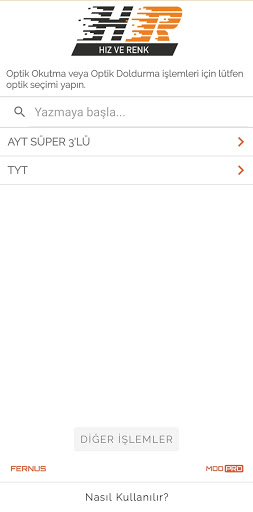 Android application HR Diji Sınav screenshort