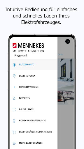 Android application MENNEKES ativo Driver App screenshort