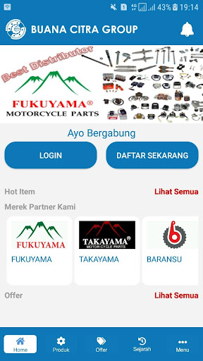 Android application Buana Citra Group (BCG) screenshort
