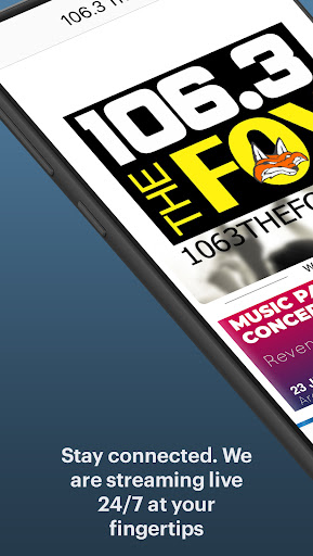 Android application 106.3 - The Fox screenshort