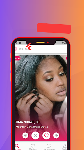 Android application AfriLove -Rencontre Africaine screenshort
