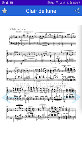Android application Staff musical note training screenshort