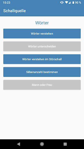 Schallquelle CI - Hörtrainer Screen 3
