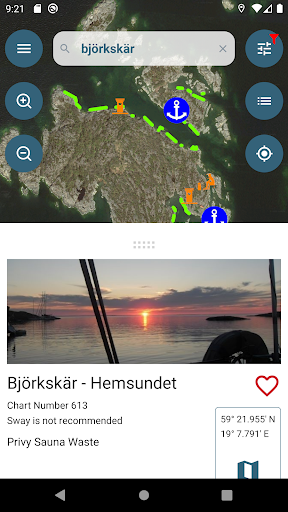 Android application HamnaRätt - your guide to harb screenshort